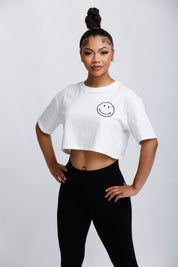 Smiley Cropped Tee