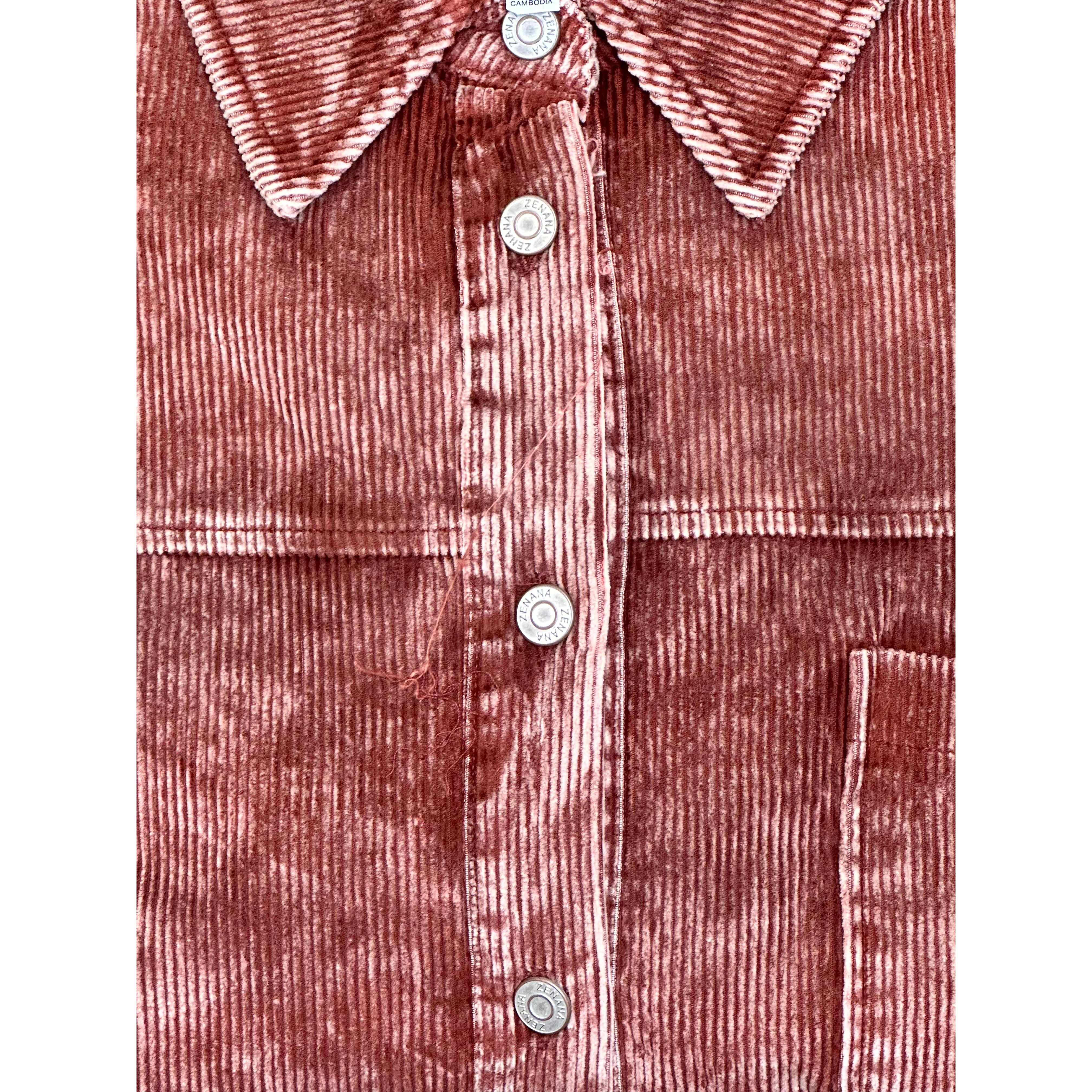 Plus Size Erin Pocketed Button Down Shacket